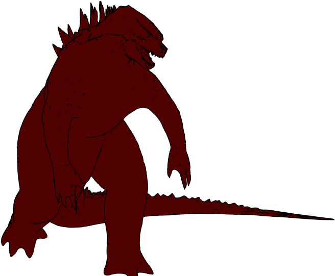 Freestyle Anime Godzilla2 Halfsit5 Red7 Freestyle Anime - Portable Network Graphics (960x540)