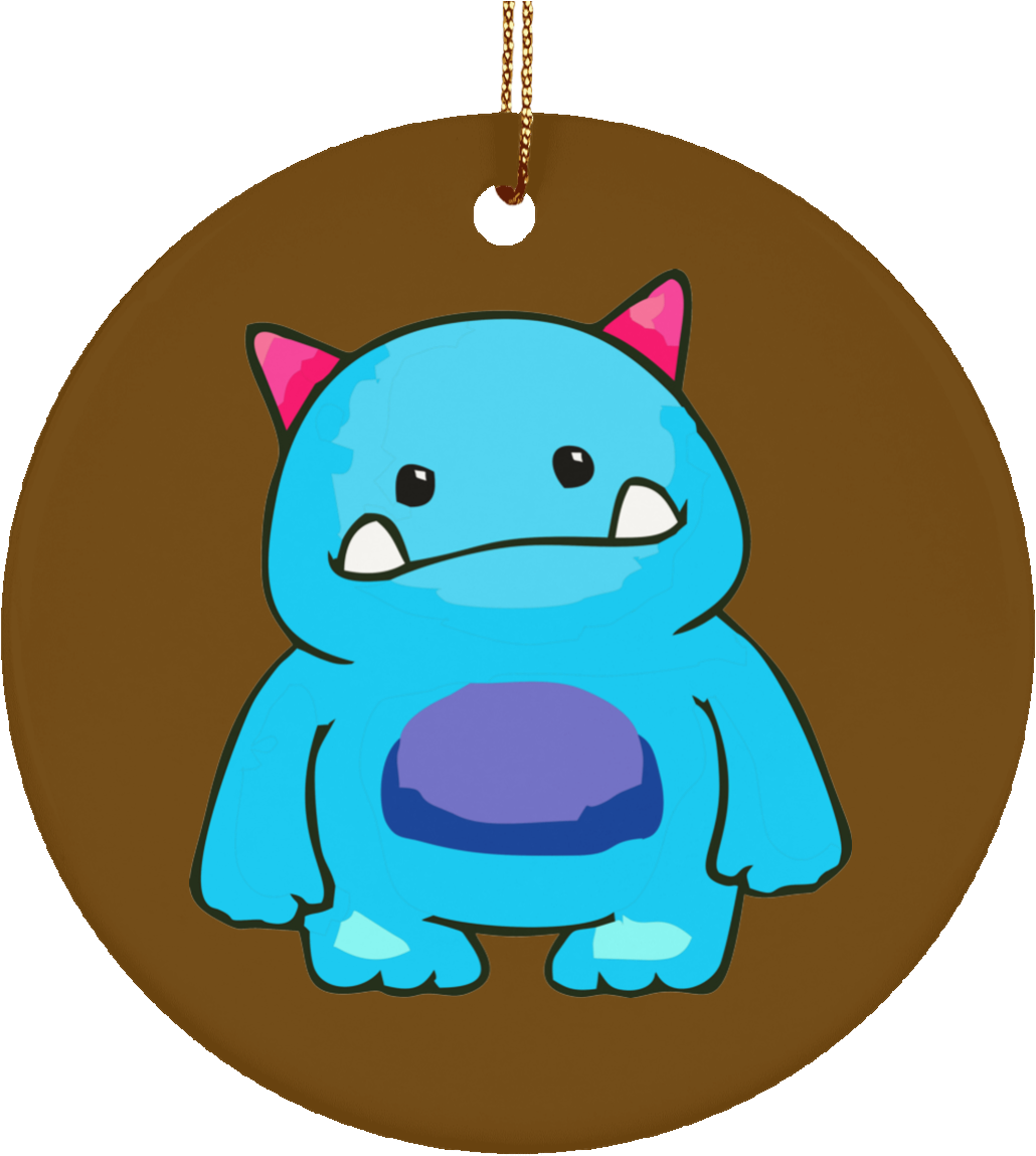 Addison's Disease Monster Ceramic Circle Ornament - Addison's Disease (1155x1155)