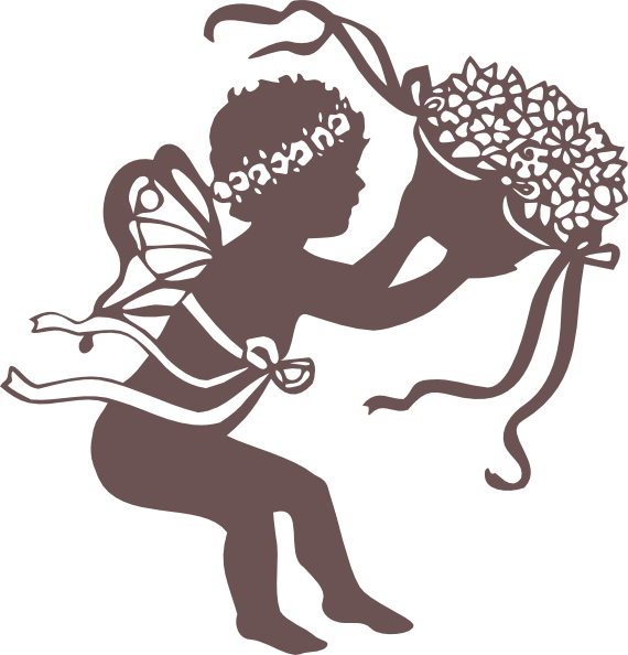 Elf Clip Art Free Vector - Anjos Serafins Png (570x594)