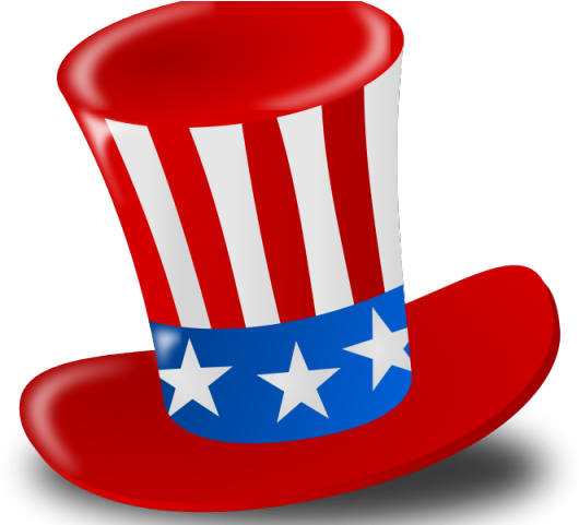 4th Of July Clipart - 4th Of July Hat Png (640x480)