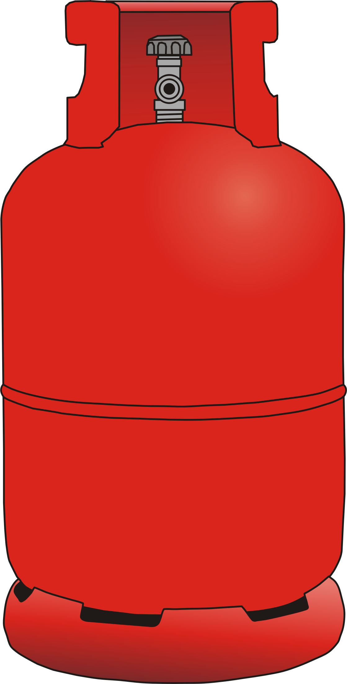 Clipart - Gas Cylinder Clipart (1119x2207)