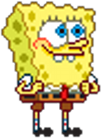 Pretty Animation With Transparent Background Spongebob - Twitter Profile Picture Gif (400x400)