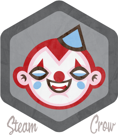 Clownie Spirit Badge - Cat (500x500)