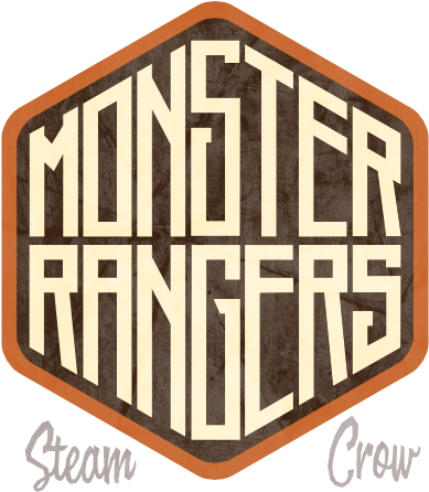 Monster Rangers Hex Patch - Monster (500x500)