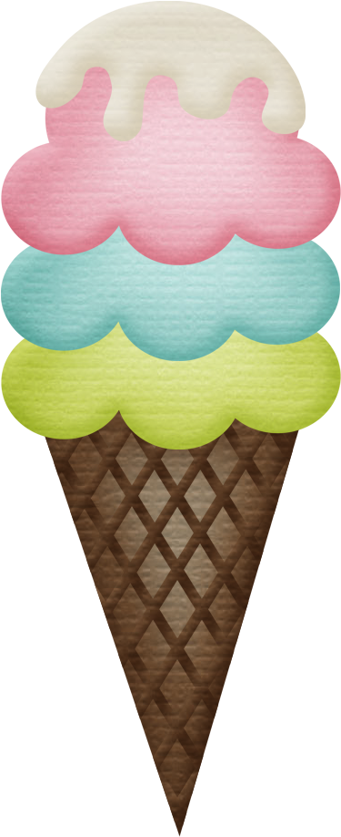 Cute Cliparts ❤ ○••°‿✿⁀ice Cream‿✿⁀° - Dessert (383x926)