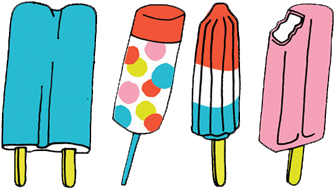 Colorful, Cool, Cute, Food, Nice, Popsicle, Popsicles, - Tattly Temporary Tattoos Premier Set (500x500)