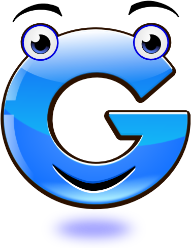 Cerca Amb Google - Letter G Smiley (500x500)