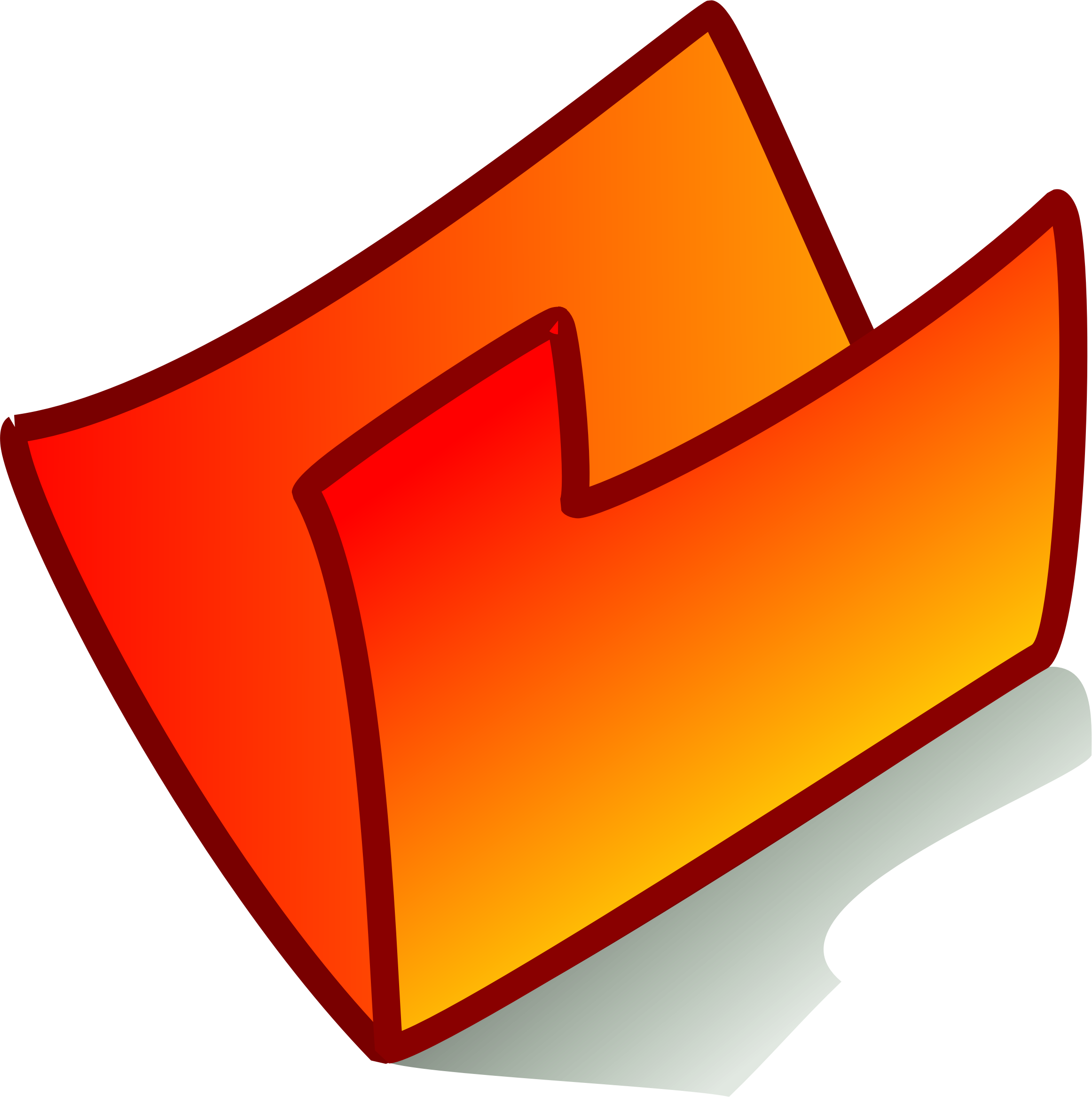 Folder Red - Folder Clip Art (2323x2333)