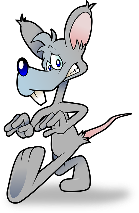 Cartoon Hammers 24, Buy Clip Art - Raton Asustado Png (493x750)
