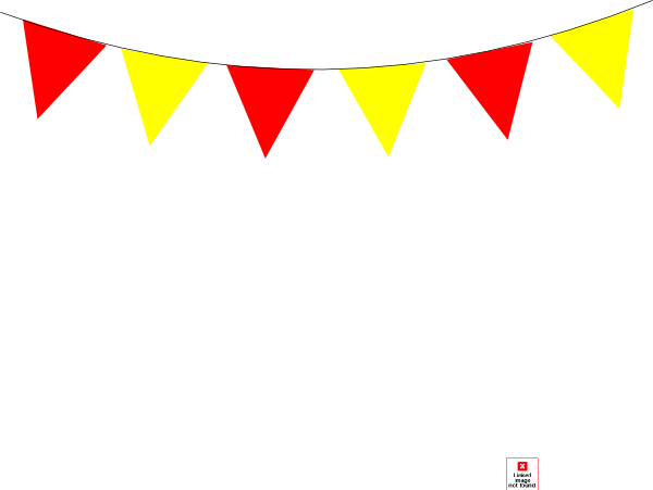 Redandyellowbanner Clip Art At Clker - Red And Yellow Banner Clipart (600x451)