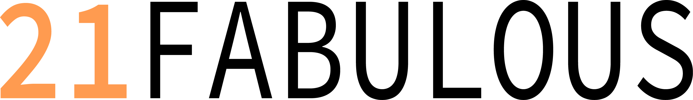 21 Fabulous 21 Fabulous - 21 Fabulous 21 Fabulous (2796x406)