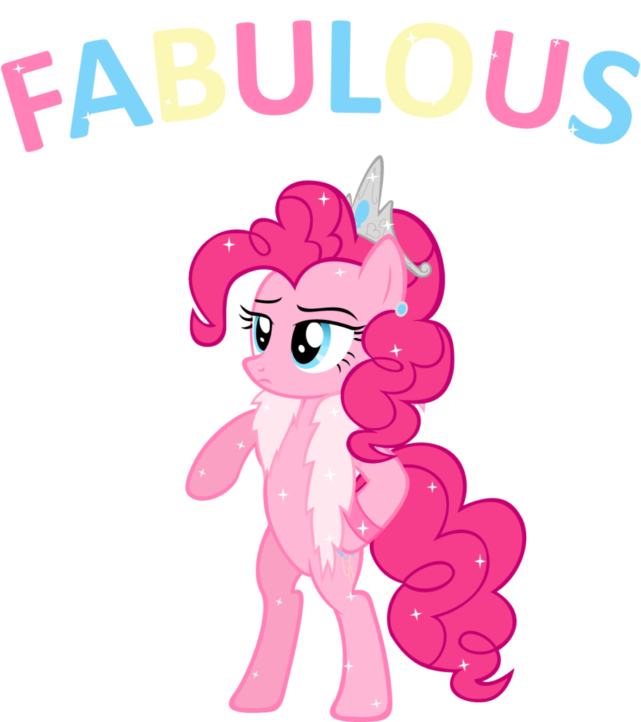 Zacatron94, Bipedal, Fabulous, Feather Boa, Pinkie - Pinkie Pie Fabulous (1137x1024)