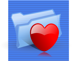 Favorites Folder Icon Clip Art At Clker - Icon (600x323)