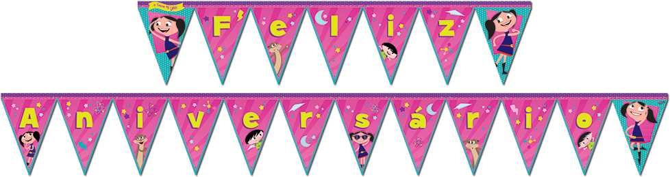 Faixa Feliz Aniversário Show Da Luna - Faixa Feliz Aniversário Show Da Luna (990x990)