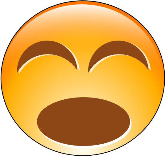 Free Vector Smiley Crying Clip Art - Animated Yawn Gif (699x750)
