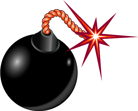Bomb Land Mine Nuclear Weapon Clip Art - Bomb Land Mine Nuclear Weapon Clip Art (500x500)