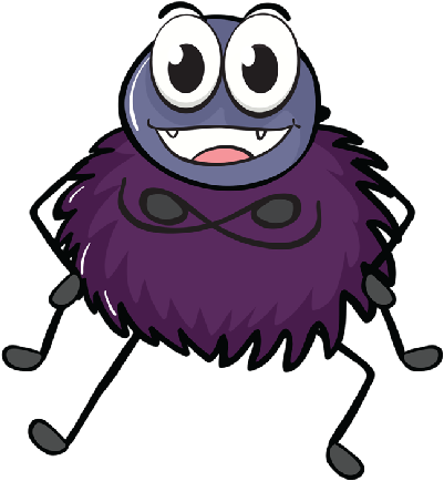 Cartoon Spider Images - Illustration (500x500)