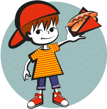 Products Junior Classic 400x387px Moms Fabulous Foods - Cartoon (400x387)