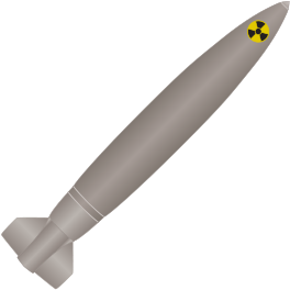 Weapon Clipart Nuke - Nuclear Bomb Clip Art (677x800)