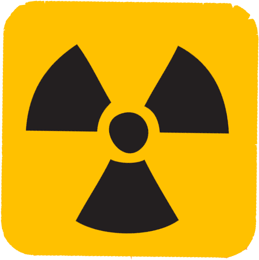Hazard Symbol Radioactive Decay Radiation Nuclear Power - Hazard Symbol Radioactive Decay Radiation Nuclear Power (564x567)