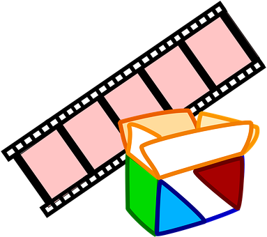 Movie, Theater, Film, Cinema, Show, Sign - Multimedia Clipart (383x340)