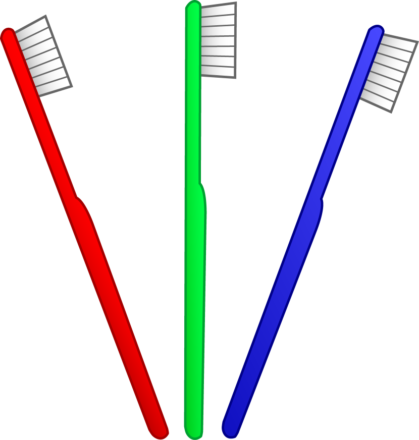 Toothbrush Clipart Black And White Free 2 Picture Of - Toothbrush Clipart (830x872)