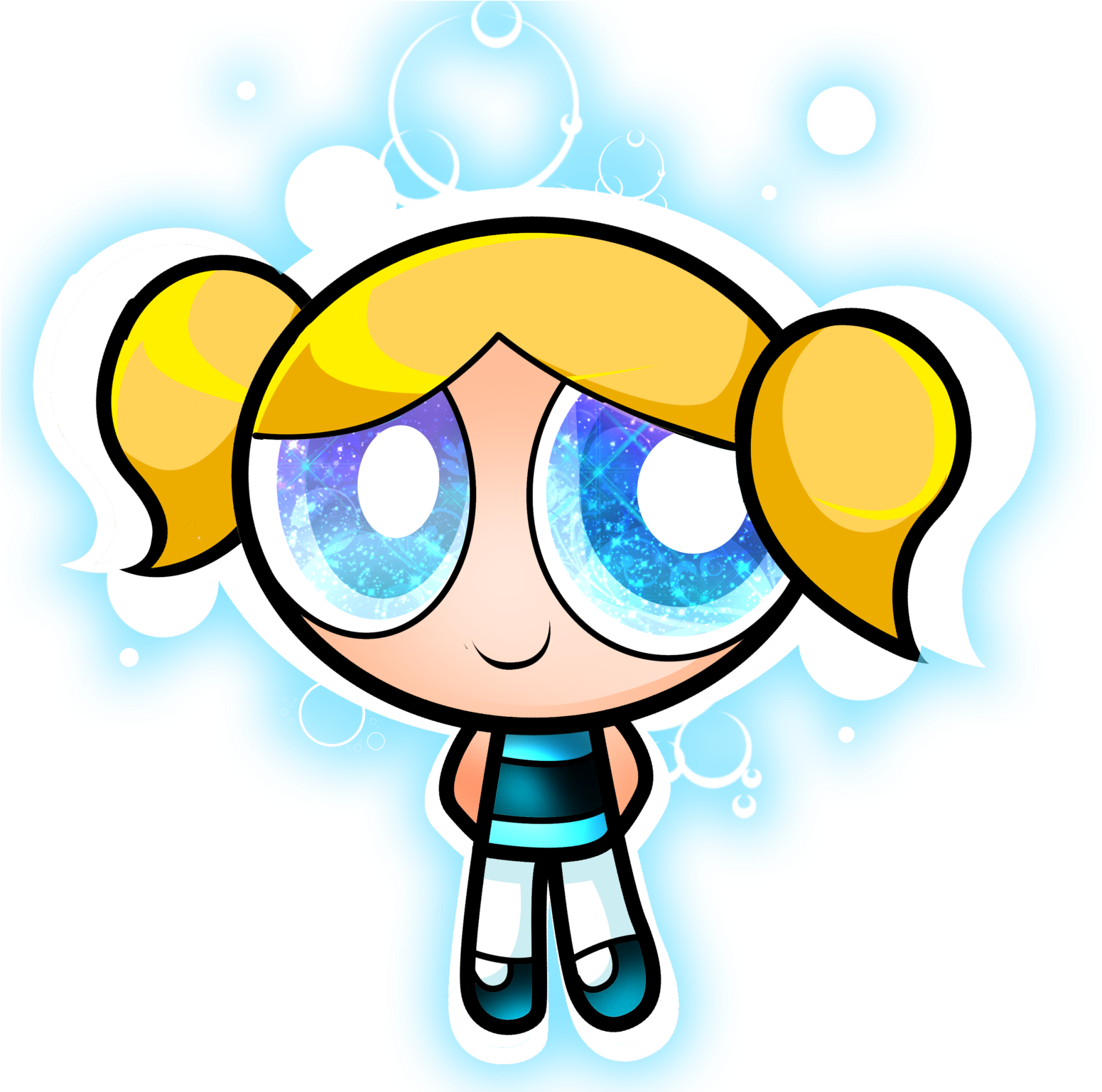 Source - Fc08 - Deviantart - Net - Report - Powerpuff - Bubbles Powerpuff Girls Deviantart (1600x1536)