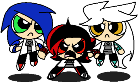 Powerpuff Girls Sonic By Shanics - The Powerpuff Girls (519x342)