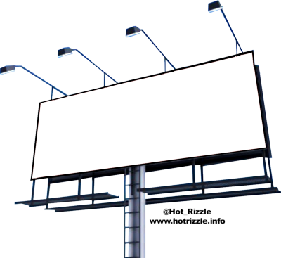 Billboard Simple 6 Png Images - Outdoor Em Branco Vetor Png (400x367)