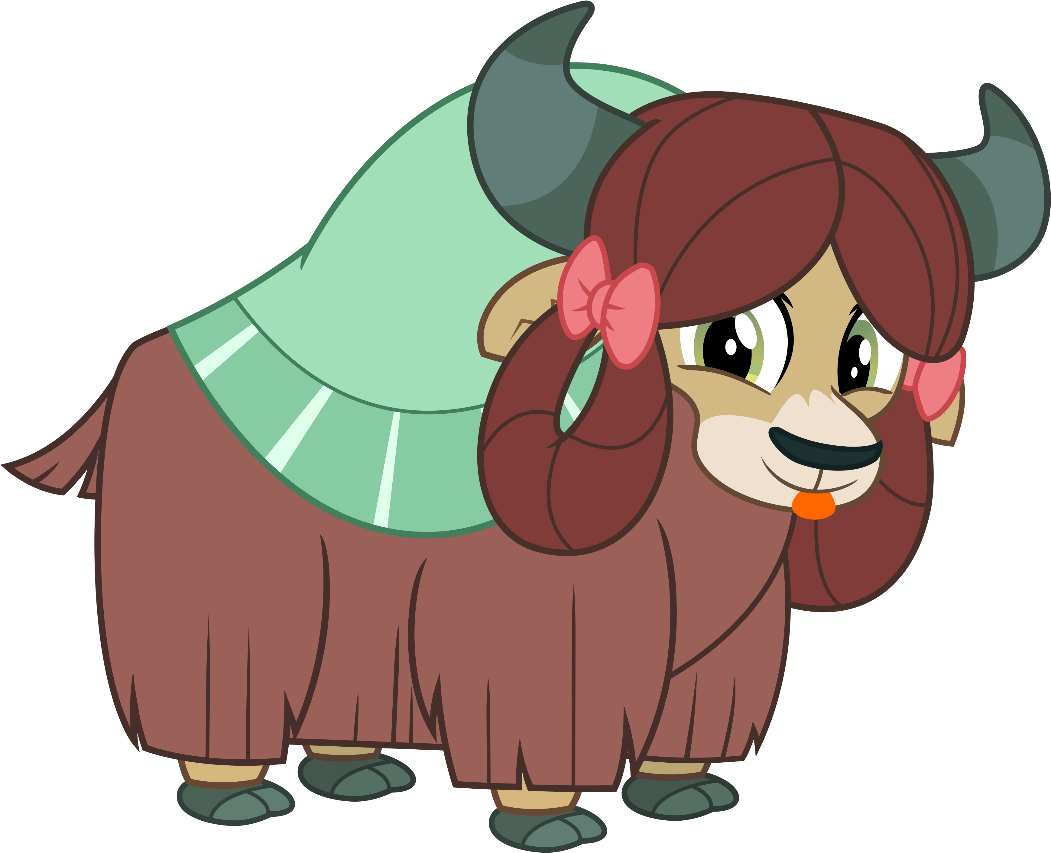 Yona The Yak By Cheezedoodle96 Yona The Yak By Cheezedoodle96 - Mlp Student Six (3500x2900)
