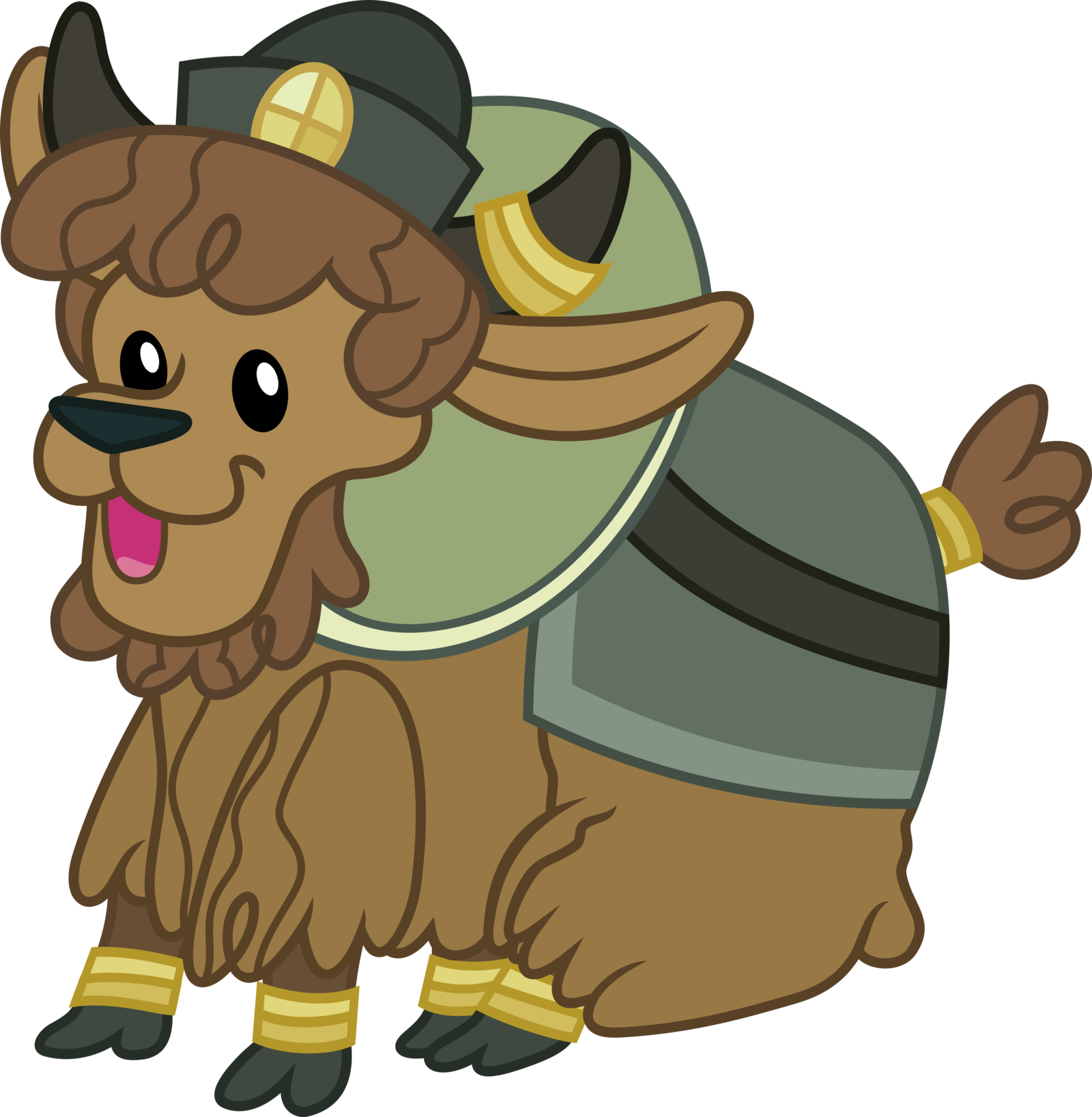 Young Yak By Magister39 Young Yak By Magister39 - Yak My Little Pony (1600x1636)