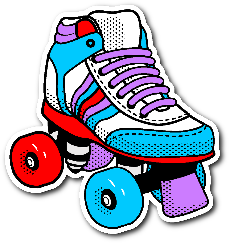 Now Available In Our Store - Clip Art 80's Roller Skates (1064x1064)