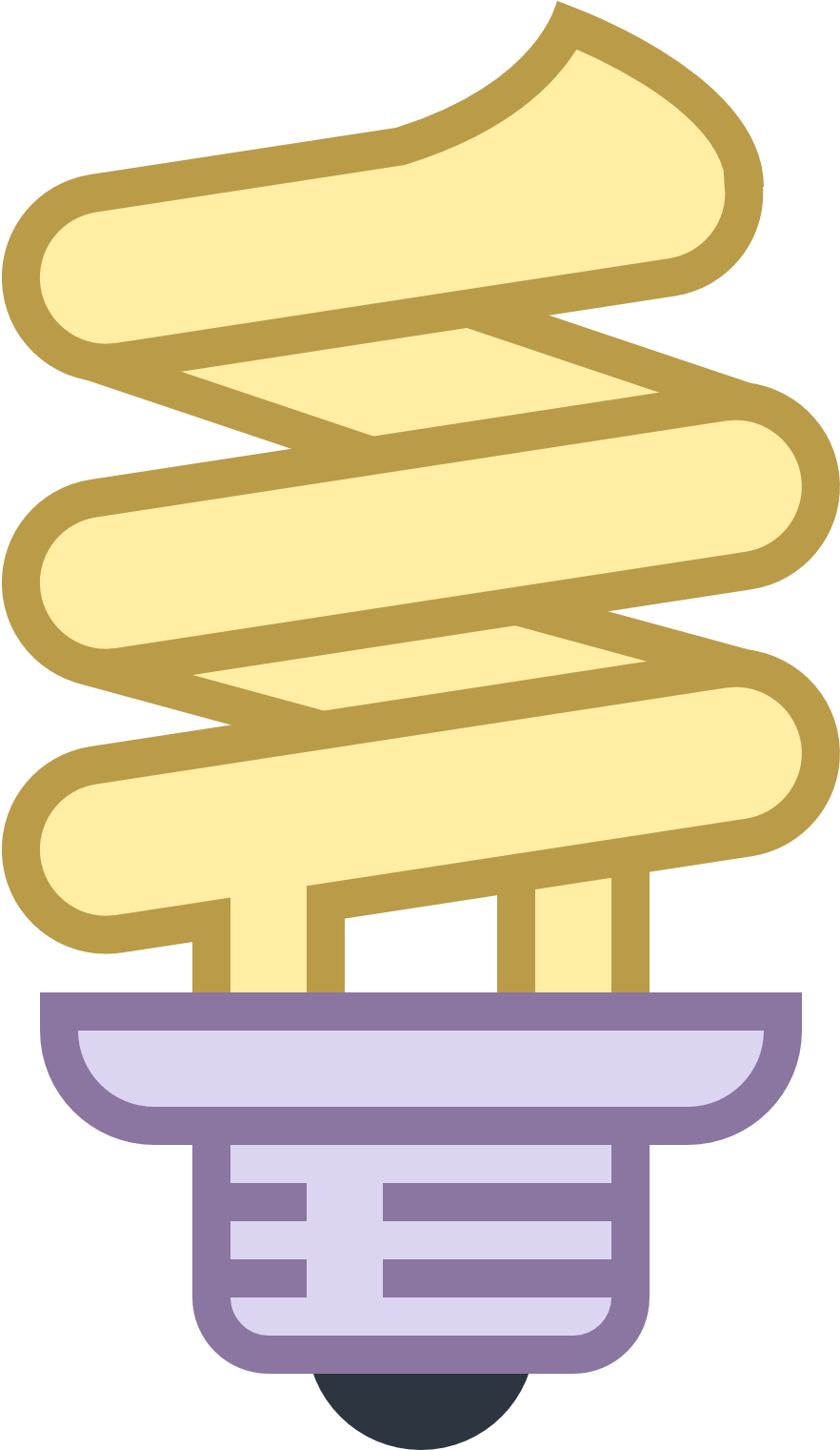 Spiral Bulb Icon Free Download At Icons8 - Office (1600x1600)