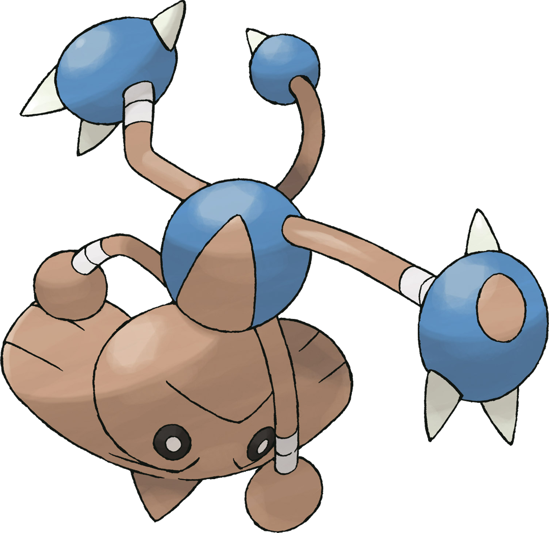 Hitmontop - Pokemon Hitmontop (1080x1048)