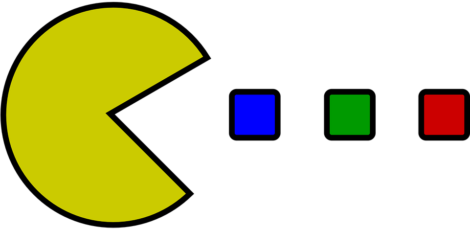 Pacman Clip Art (2400x1154)