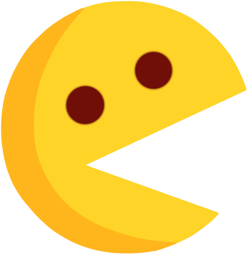 Pac-man Png Clipart - Pacman Emoticon (600x600)
