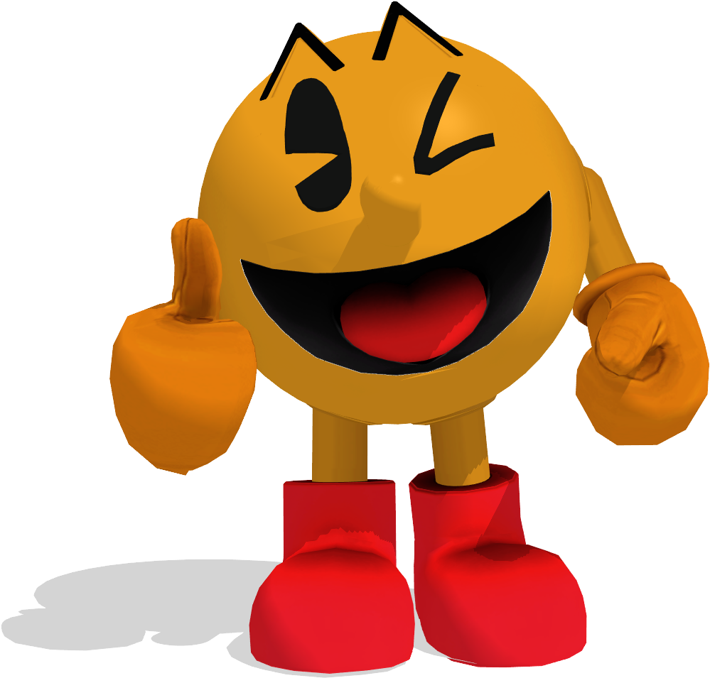 [mmd] Wii U Pac-man Dl By Shadowleswolf - Super Smash Bros Pac Man (2000x960)