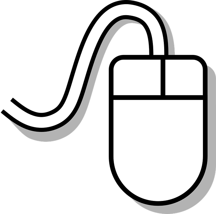 Hardware Mouse, Computer, Hardware - الفأرة كرتون (729x720)