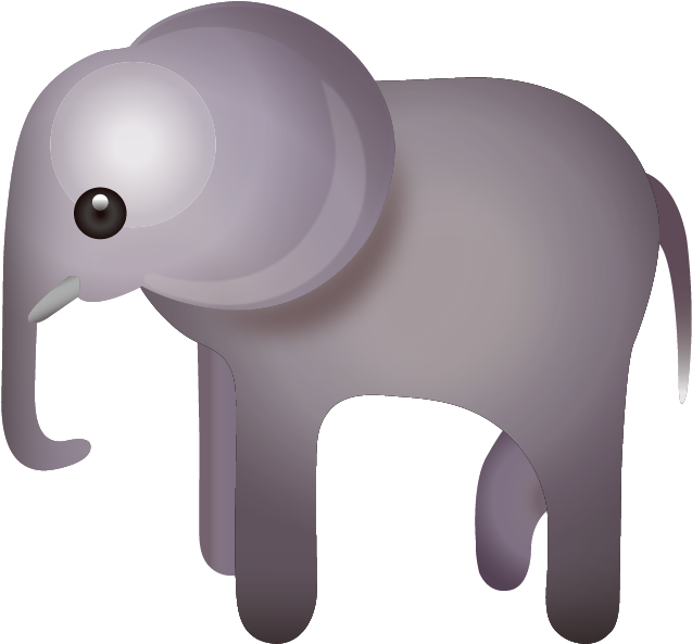 Eggplant Emoji $0 - Elephant Emoji (640x640)