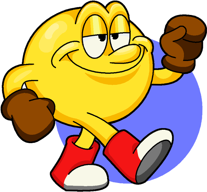 Douchebag Pac Man By The Driz - Pac Man 2 The New Adventures Sprites (701x658)