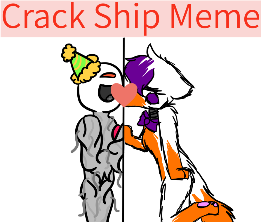 Ennard X Lolbit Crack Ship By Cuddlycandy - Fnaf Lolbit X Ennard (1024x768)