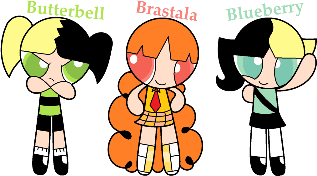 Powerpuff Cousins By Juliahtf - Cartoon (1024x569)