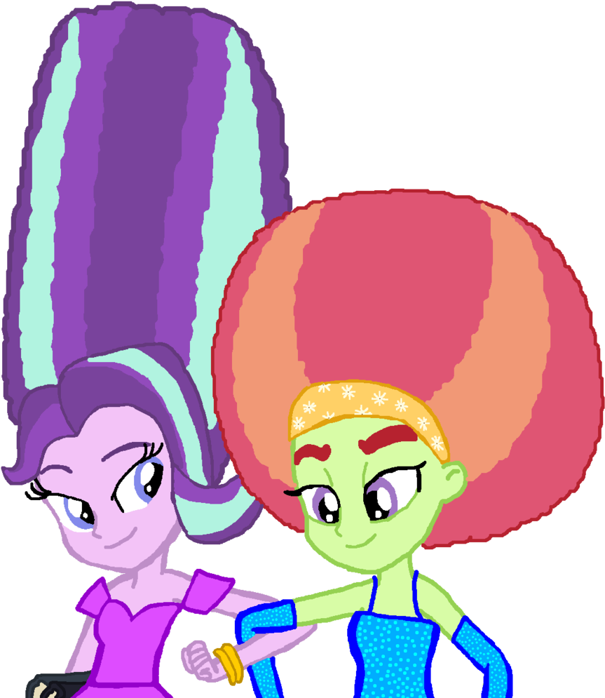 Afro, Alternate Hairstyle, Artist - Cartoon (1019x1024)