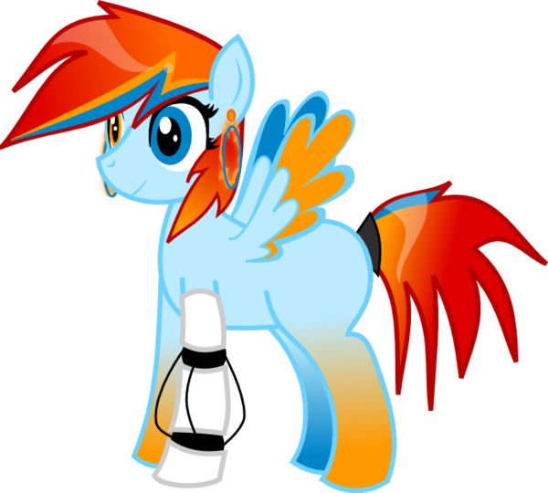 Mlp Portal Custom Crack Ship By Kaleidoscopecolor - Cartoon (600x540)