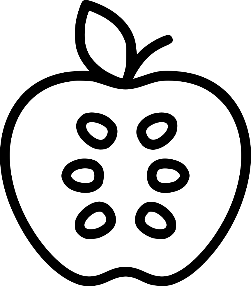 Apple Fruit Vitamin Healthy Food Diet Svg Png Icon - Health (862x980)