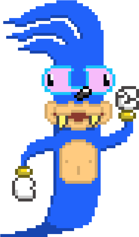 Crack Sonic - Cartoon (750x860)