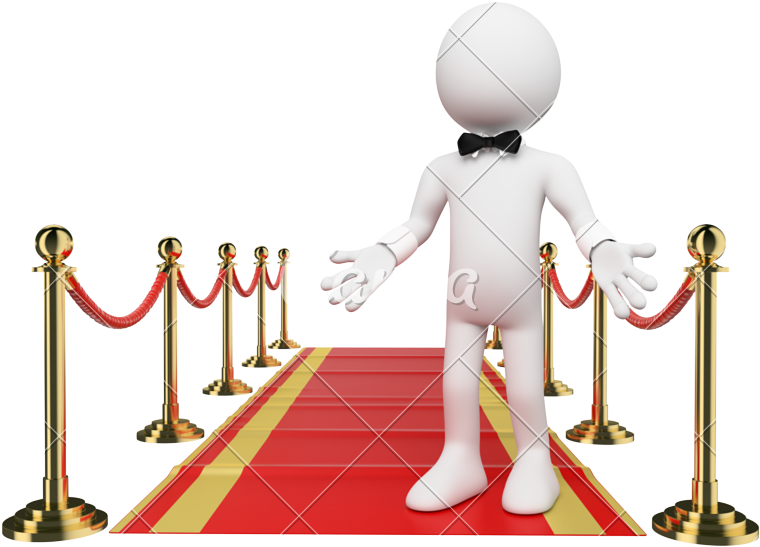 3d White People, Welcome To The Red Carpet - 3d People Welcome (800x600)