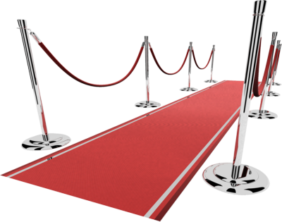 Red Carpet, Stairs Carpet, Long Carpet Png Transparent - Red Carpet Side View (400x315)