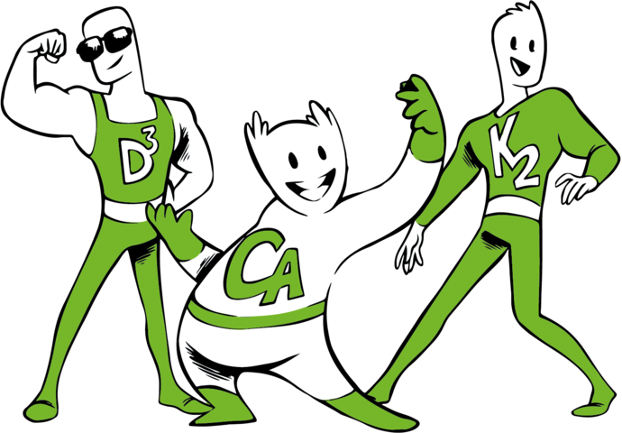 Superior Bone Health Form Of All K Vitamins - Cartoon (690x480)