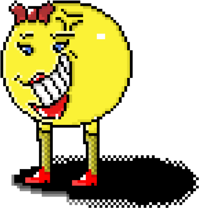 Miss Pacman By Popi01234 - Cartoon (894x894)